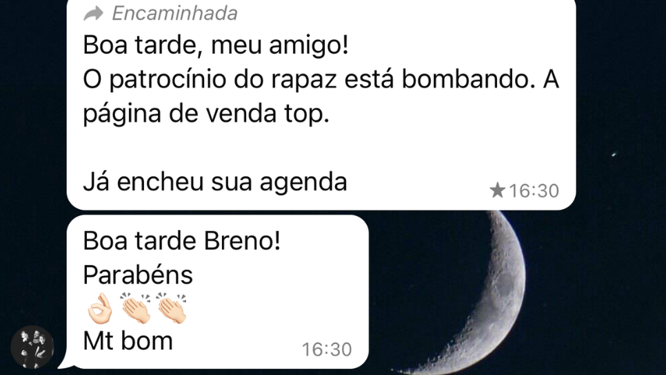 Print de agenda cheia